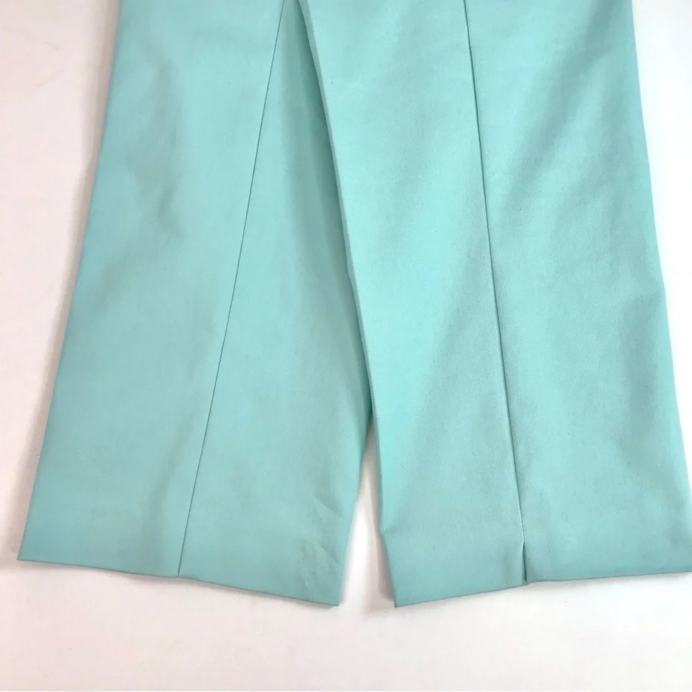 BELLA COLORI Aquamarine Teal Pastel High Waist Tailored Slacks Pants Size 8 - Picture 5 of 16